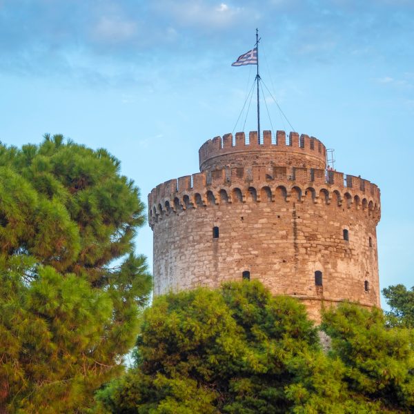 Thessaloniki historic ancient White Tower - Greece