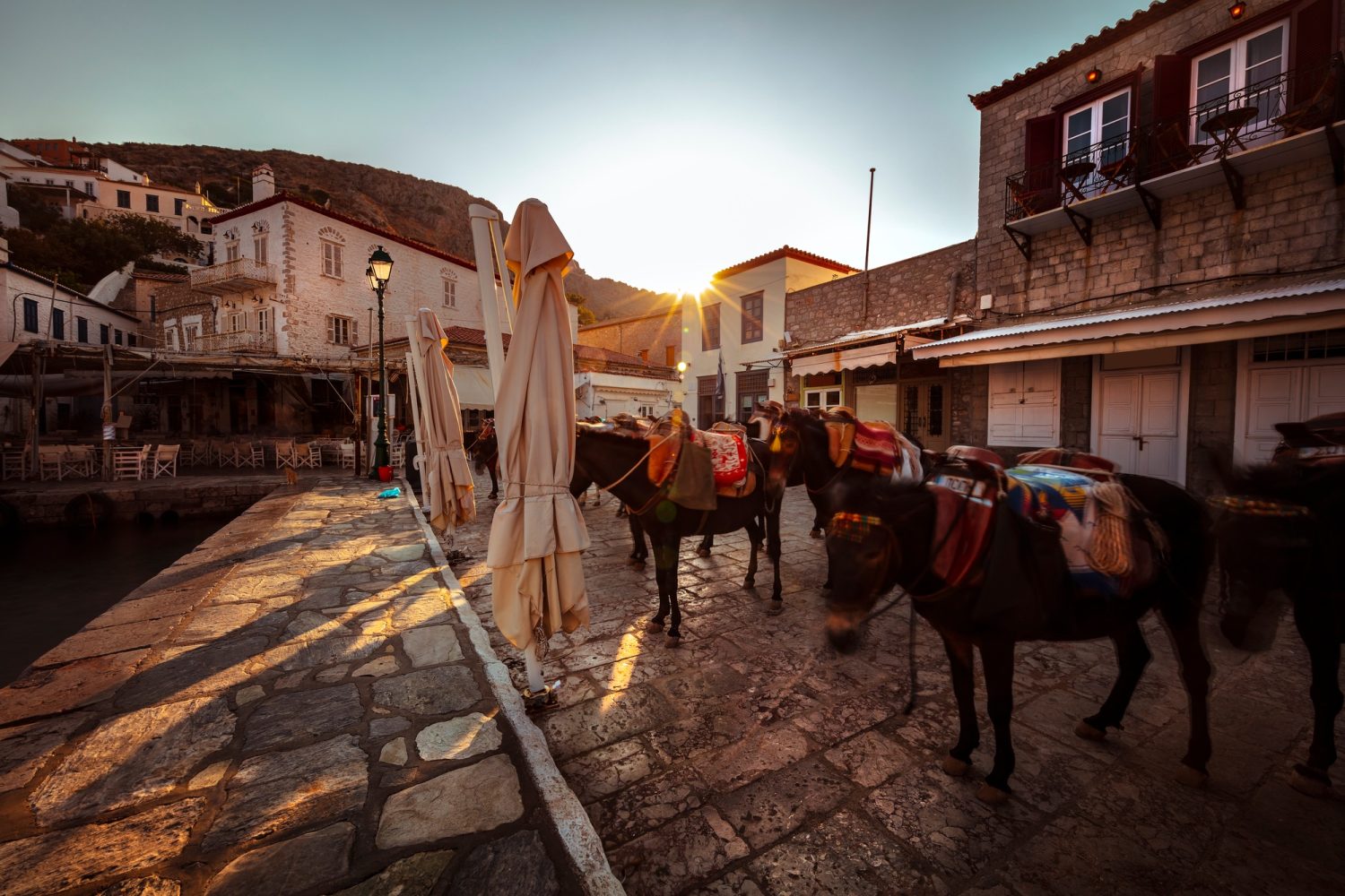 Sunrise on Greek Islands